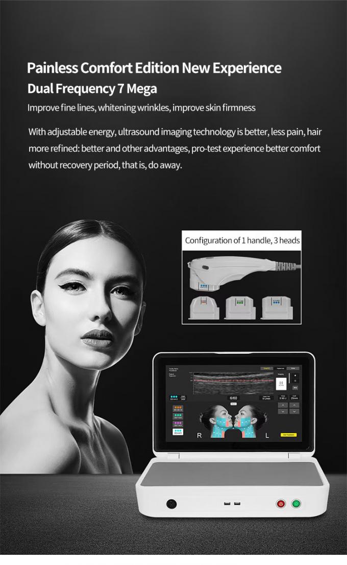 고강도 집중 초음파 비수술 얼굴 및 신체 치료 3D 히푸 기계 피부 리프팅 및 표적 지방 감소 3