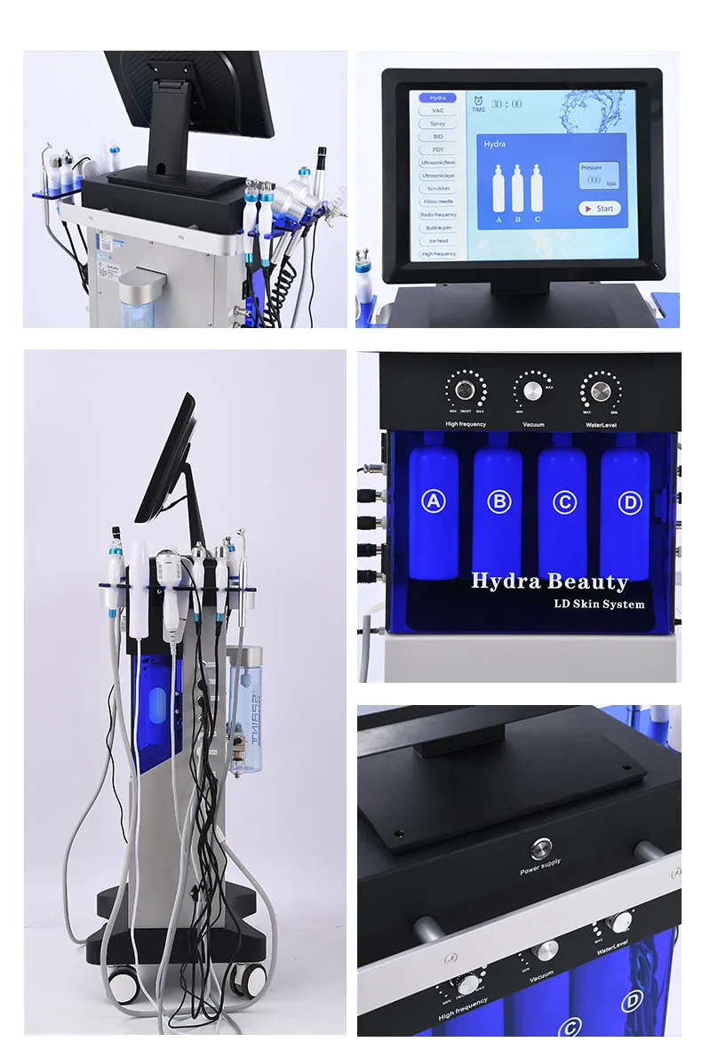 Hydra Gezichtsmachine 14 In 1 Hydra Oxygen Gezichtsmachine 300w 5