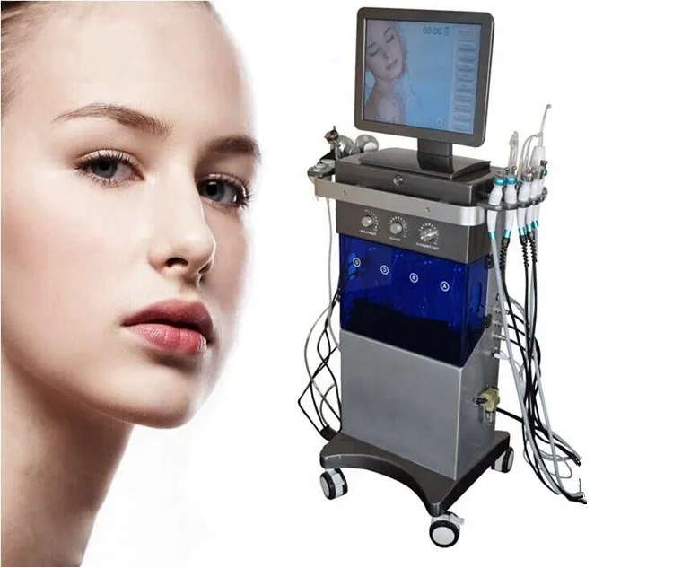 Oxygen Hydrafacial Machine Aqua 100V - 240V Dermabrasion Machine Stationary 0