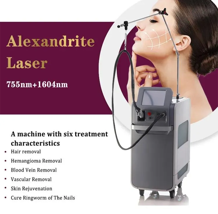 755nm 1064nm Alexandrite YAG Laser Hair Removal Machine 0