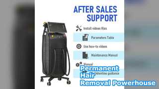 Permanent Hair Removal Machine Triple Wave Laser